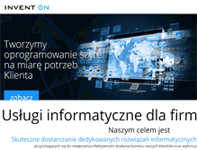 Tablet Screenshot of inventon.pl